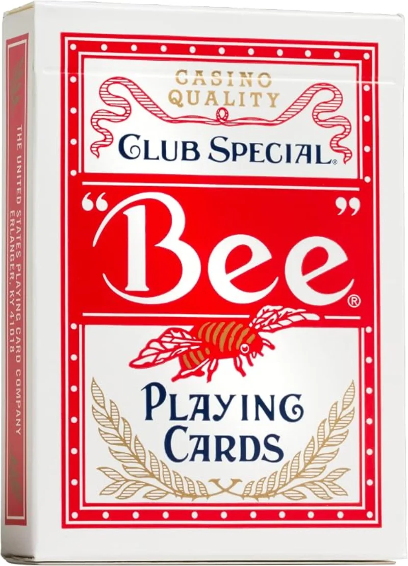 Bee Club Special Standard Spielkarten in Rot